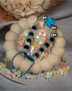 دستبند نوجوان شوکا با مروارید مصنوعی و آویز ماه 10