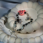 دستبند بچگانه شوکا مدل ستاره لبخند با حدید و مروارید مصنوعی 1