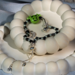 دستبند بچگانه شوکا مدل ستاره لبخند با حدید و مروارید مصنوعی 4