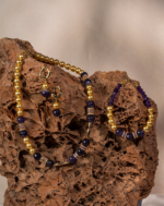 ست آمتیست سلطنتی شوکا با آمتیست طبیعی، آمتیست رویال و مروارید کرمی، انتخابی باشکوه و لوکس برای استایل‌های خاص، مجلسی و هدیه‌های به‌یادماندنی.